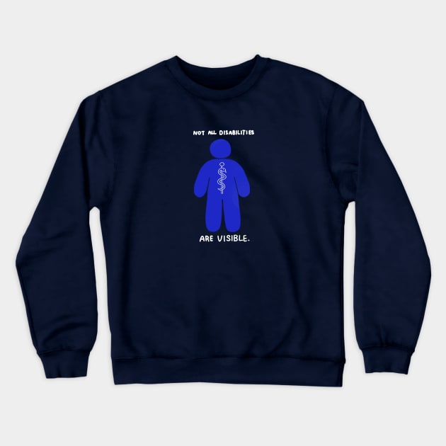 Invisible disability Crewneck Sweatshirt by feellicks